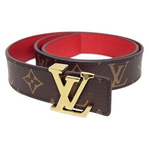 LOUIS VUITTON Reversible Saint Tulle LV Initials 30MM Monogram/Red - 373-082625